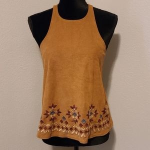 Hollister Faux Suede Tank Sz XS Like New!!